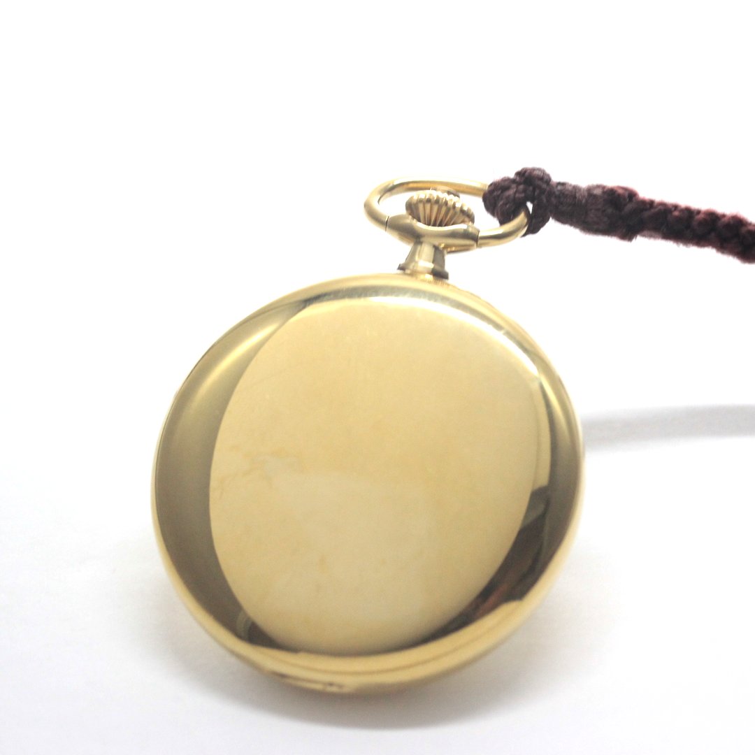 ロンジン / Longines / ヴィンテージ / 懐中時計/ゴールドカラー / ハンターケース　ローマン数字/longines-157　本体裏