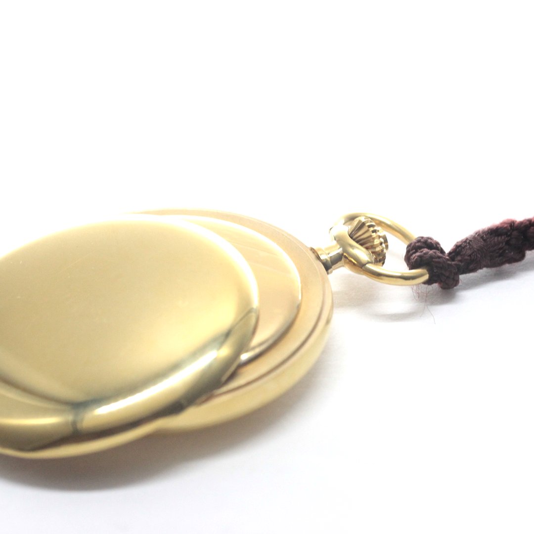 ロンジン / Longines / ヴィンテージ / 懐中時計/ゴールドカラー / ハンターケース　ローマン数字/longines-157　裏面