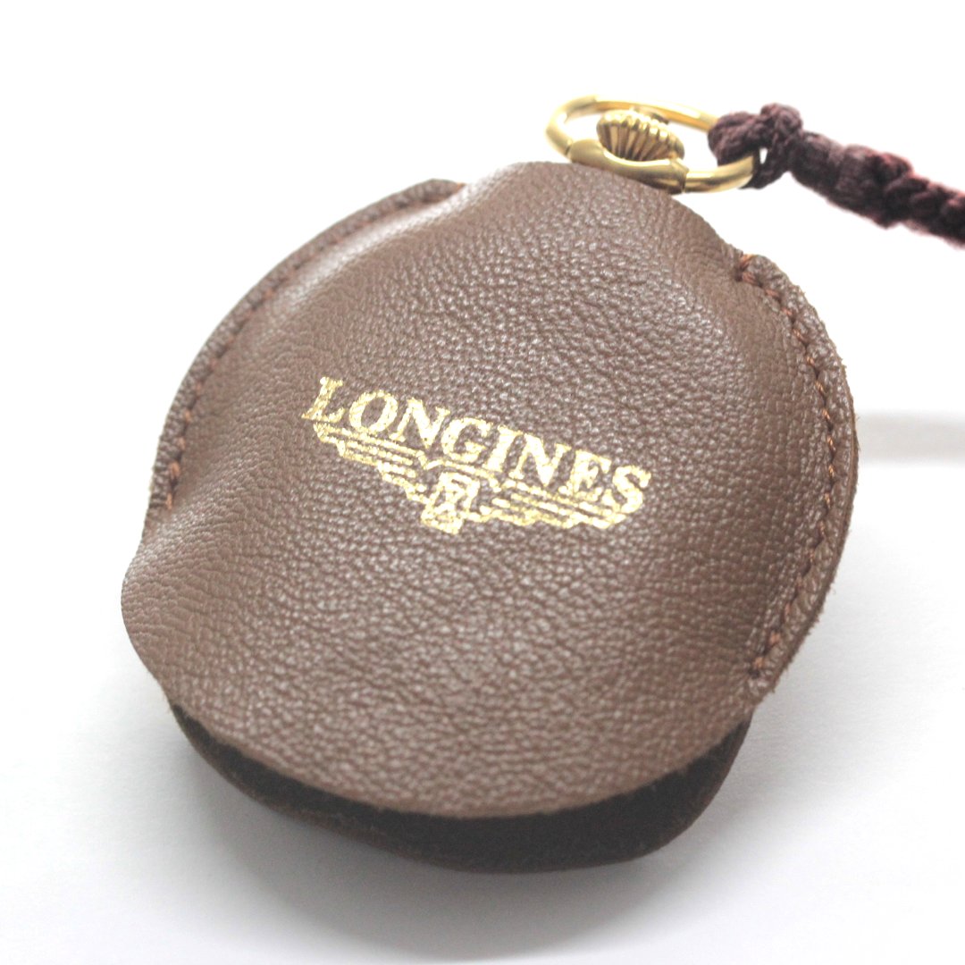 ロンジン / Longines / ヴィンテージ / 懐中時計/ゴールドカラー / ハンターケース　ローマン数字/longines-157　かわ革ケース