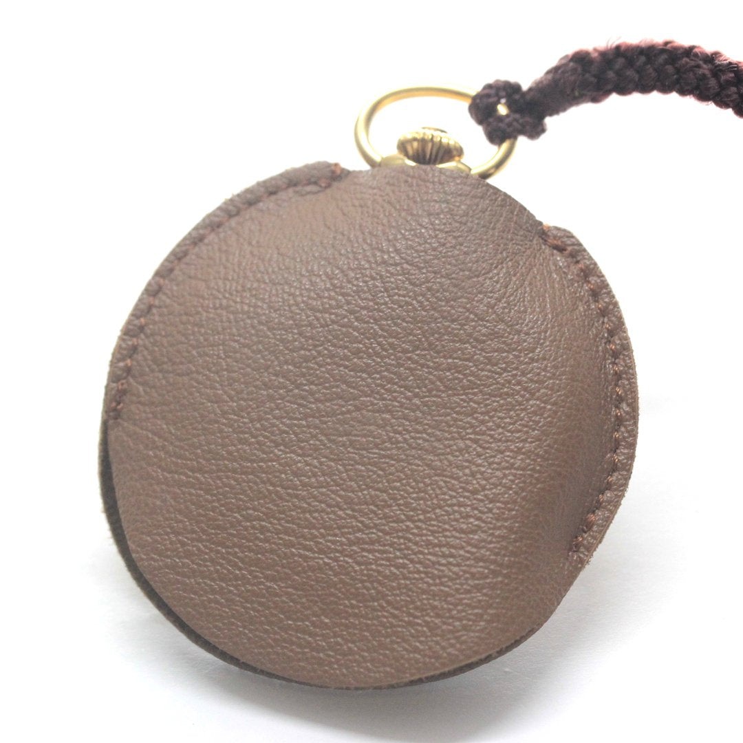 ロンジン / Longines / ヴィンテージ / 懐中時計/ゴールドカラー / ハンターケース　ローマン数字/longines-157　革ケース裏面