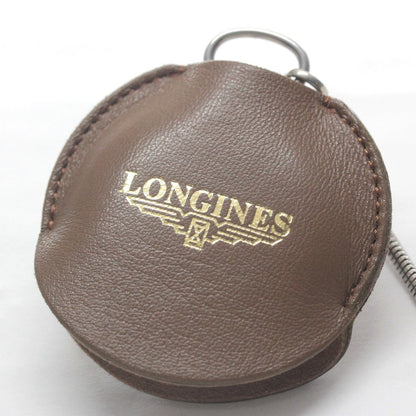 ロンジン / Longines /オープンフェイス懐中時計/ L7.014.4.73.1 / シルバーカラー / longines-159　革ケース