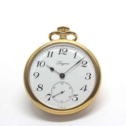 絶版モデルのロンジン / オープンフェイス懐中時計 / L7.014.2.13.1 / longines-161　正面