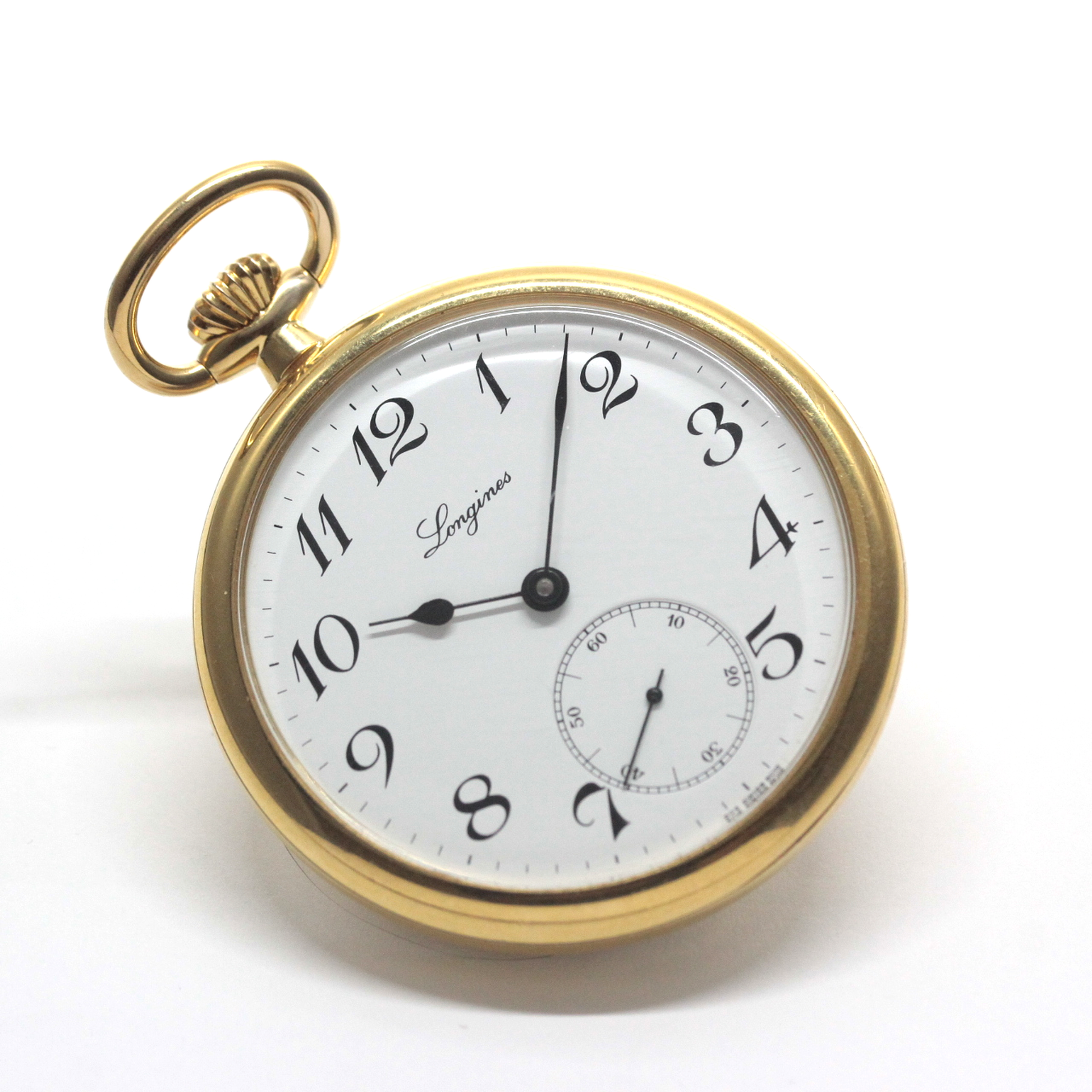 絶版モデルのロンジン / オープンフェイス懐中時計 / L7.014.2.13.1 / longines-161