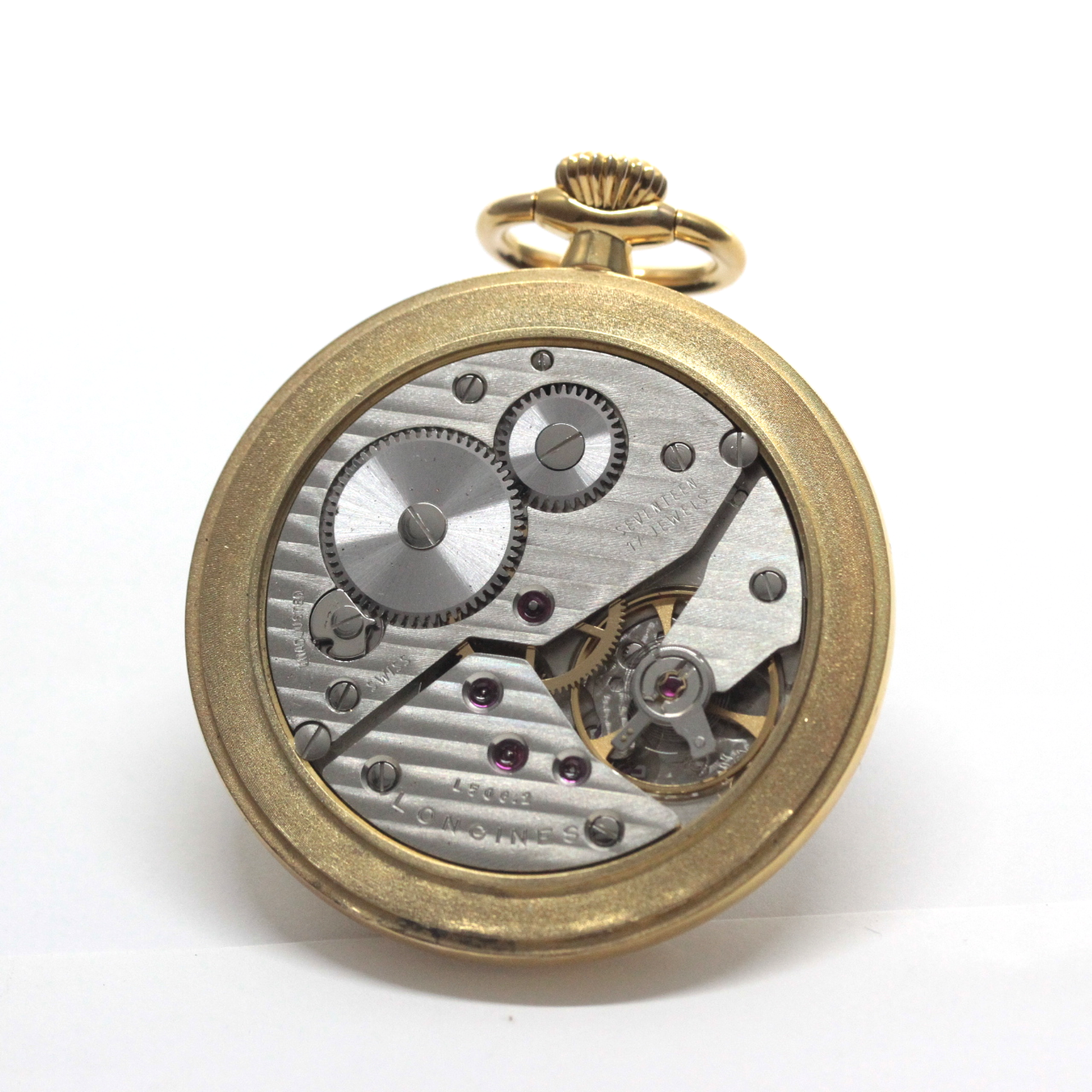 絶版モデルのロンジン / オープンフェイス懐中時計 / L7.014.2.13.1 / longines-161　ムーブメント