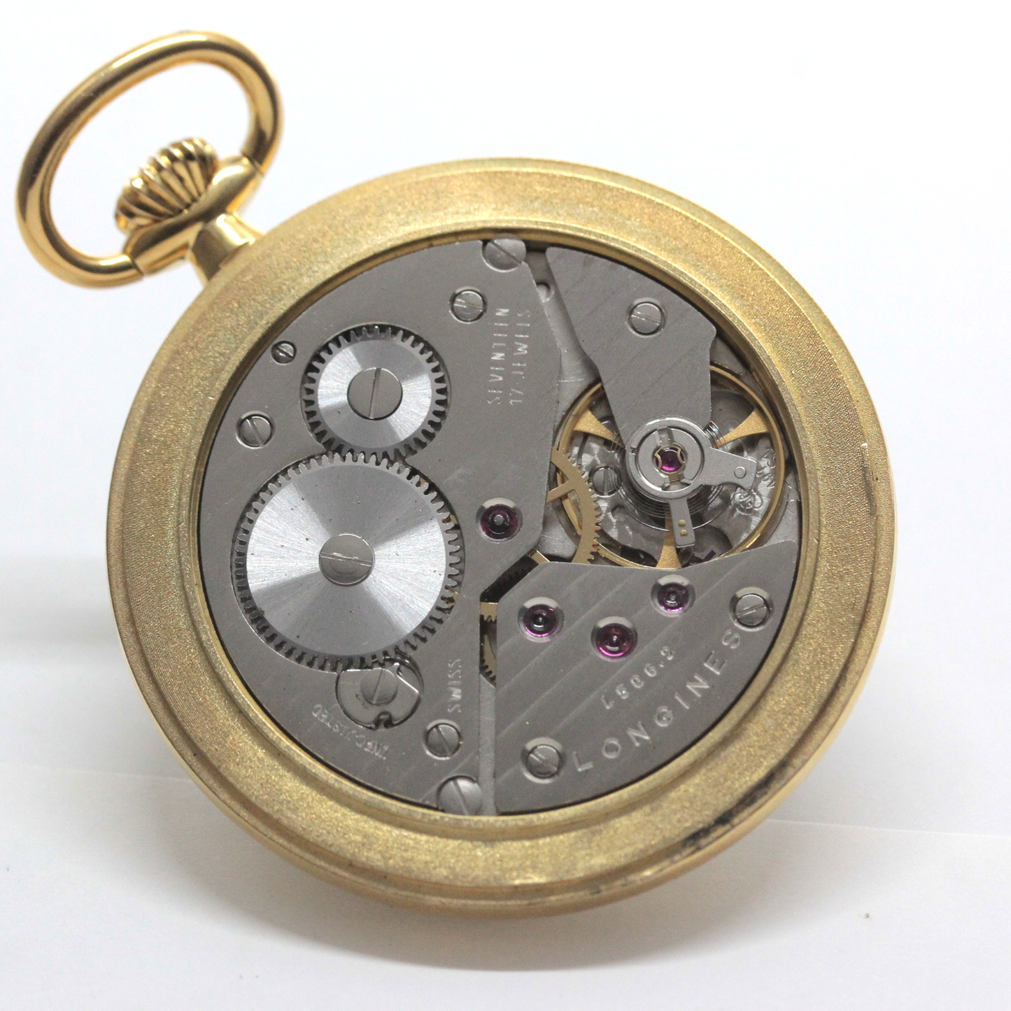 絶版モデルのロンジン / オープンフェイス懐中時計 / L7.014.2.13.1 / longines-161　ムーブメント