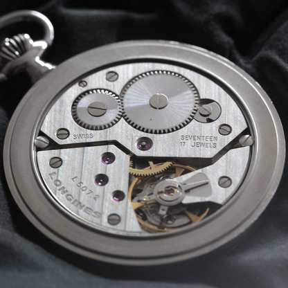 ETA（ユニタス)6498-2 Cal.507.2 ムーブメントを搭載 ヴィンテージ懐中時計 /longines-163