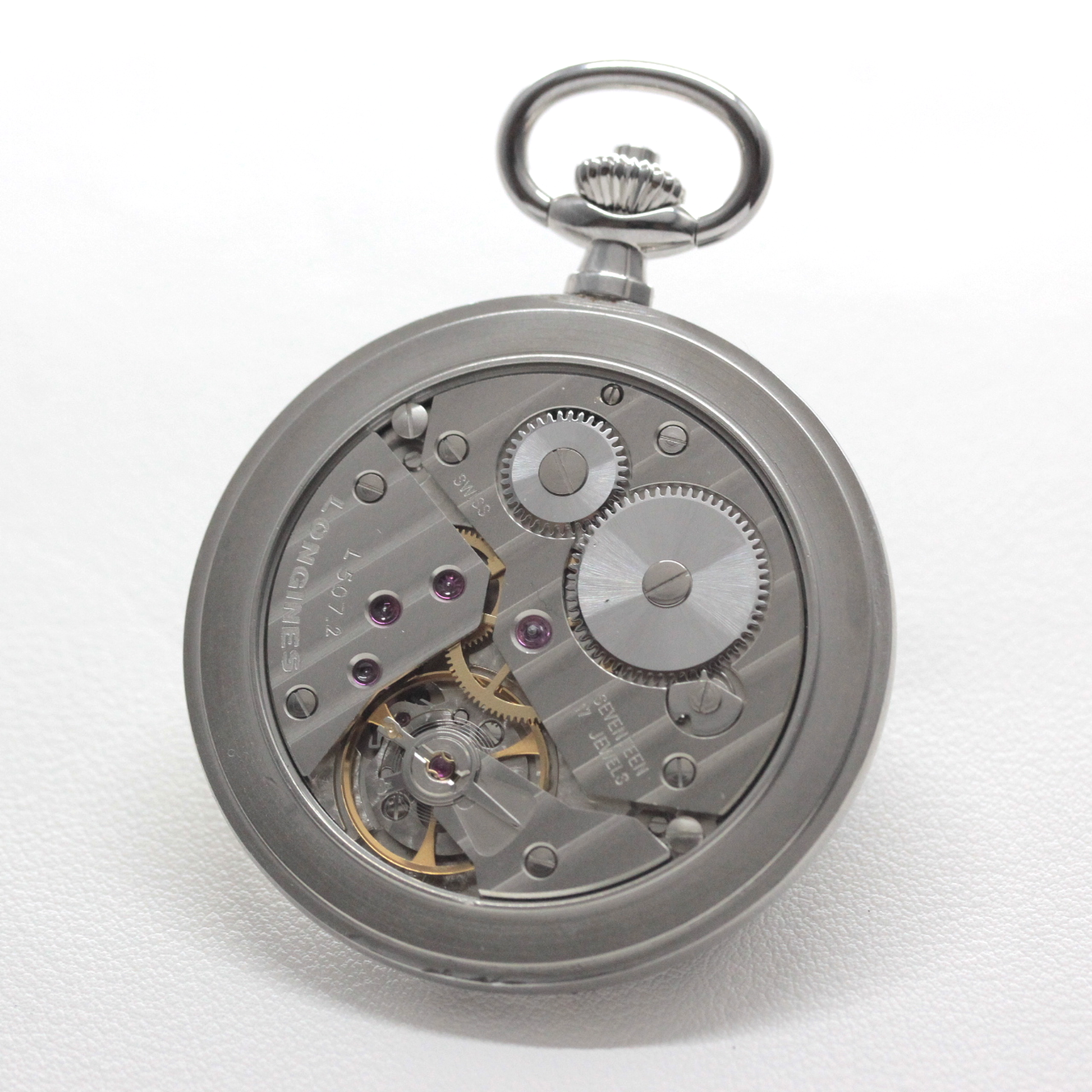 ETA（ユニタス)6498-2 Cal.507.2 ムーブメントを搭載 ヴィンテージ懐中時計 /longines-163