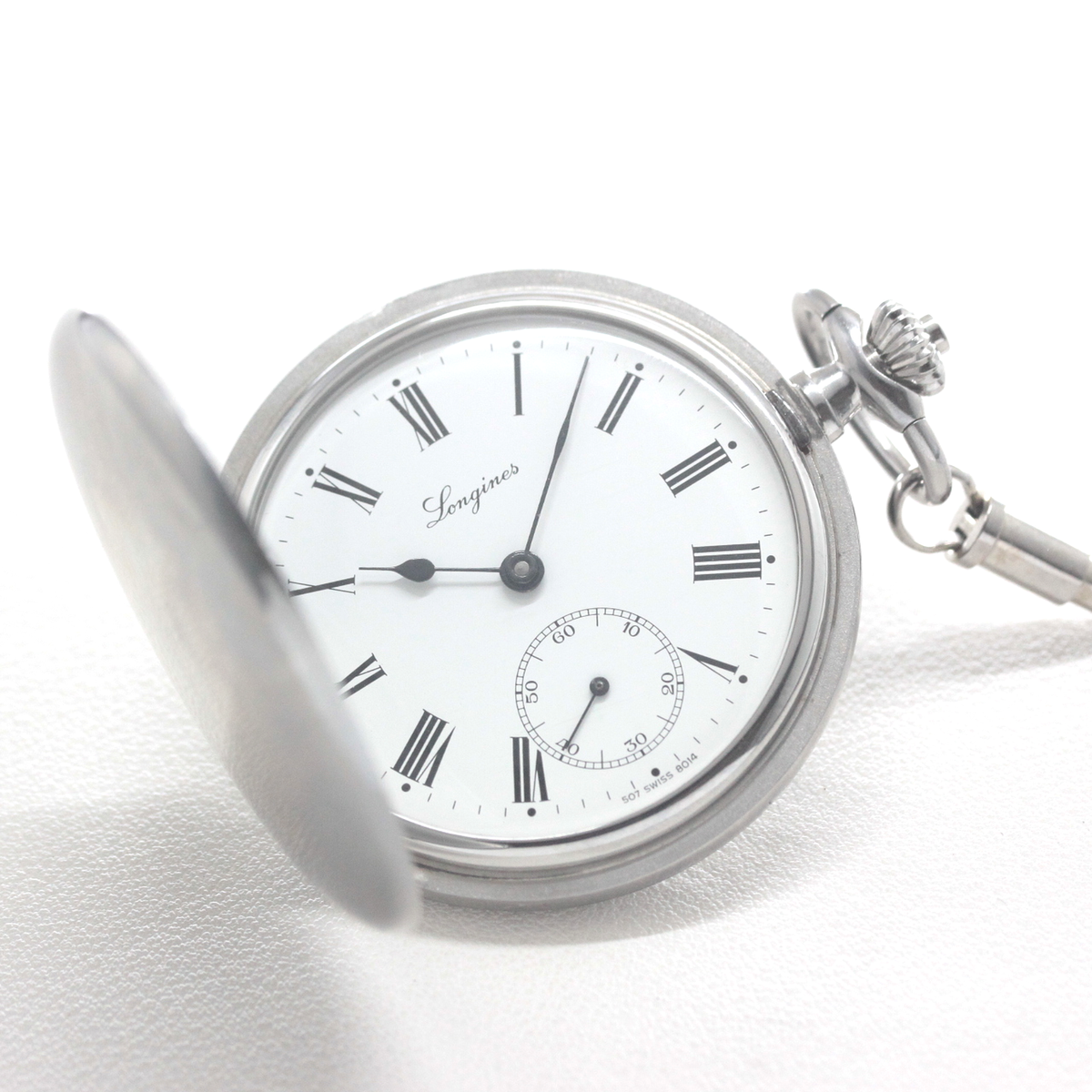 Longines（ロンジン）ヴィンテージ懐中時計 シルバーカラー ハンターケース longines-164 