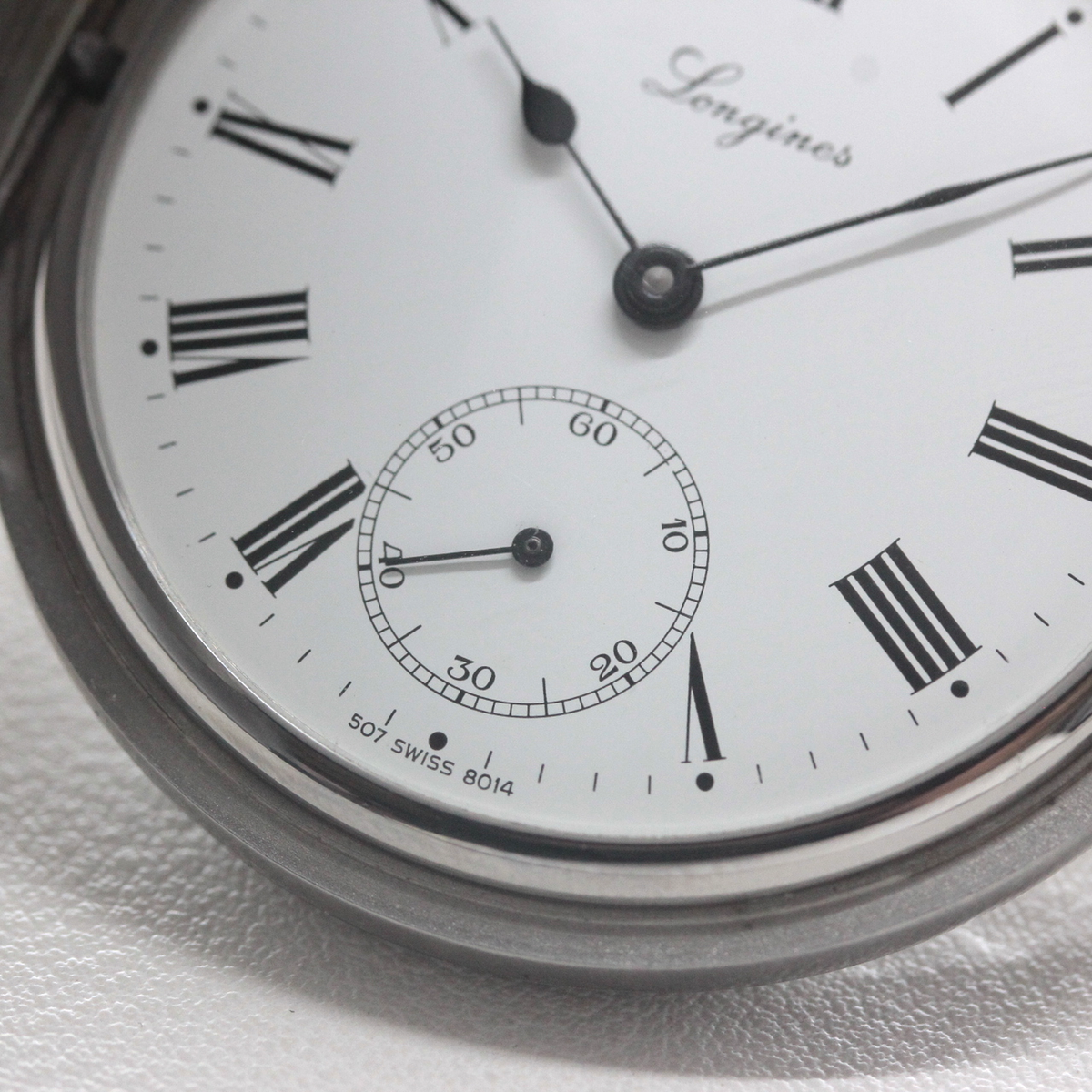 Longines（ロンジン）ヴィンテージ懐中時計 シルバーカラー ハンターケース longines-164 スモールセコンド
