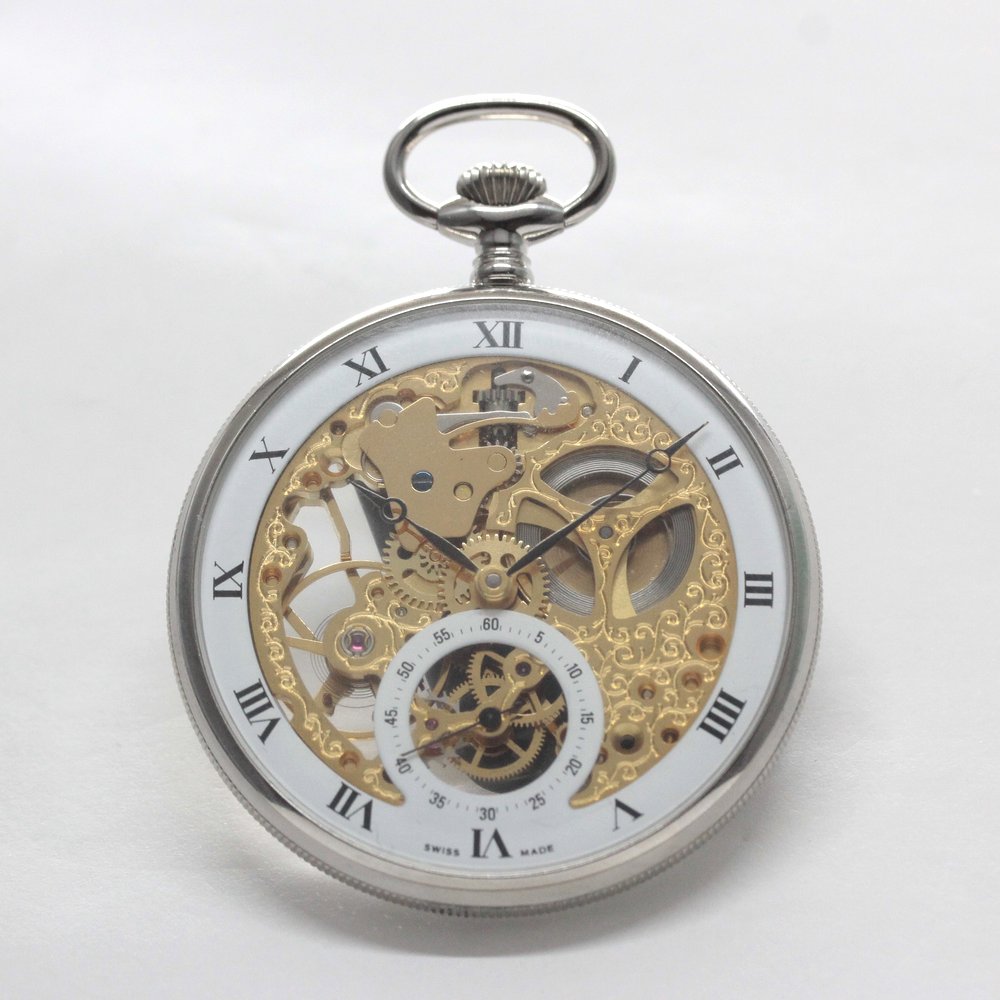 Seibido Original Watch/Pocket Watch/Recycled Watch/Skeleton