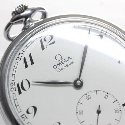1973年製の絶版モデルのオメガ / OMEGA / ヴィンテージウォッチ / オープンフェイス懐中時計 / omega-125