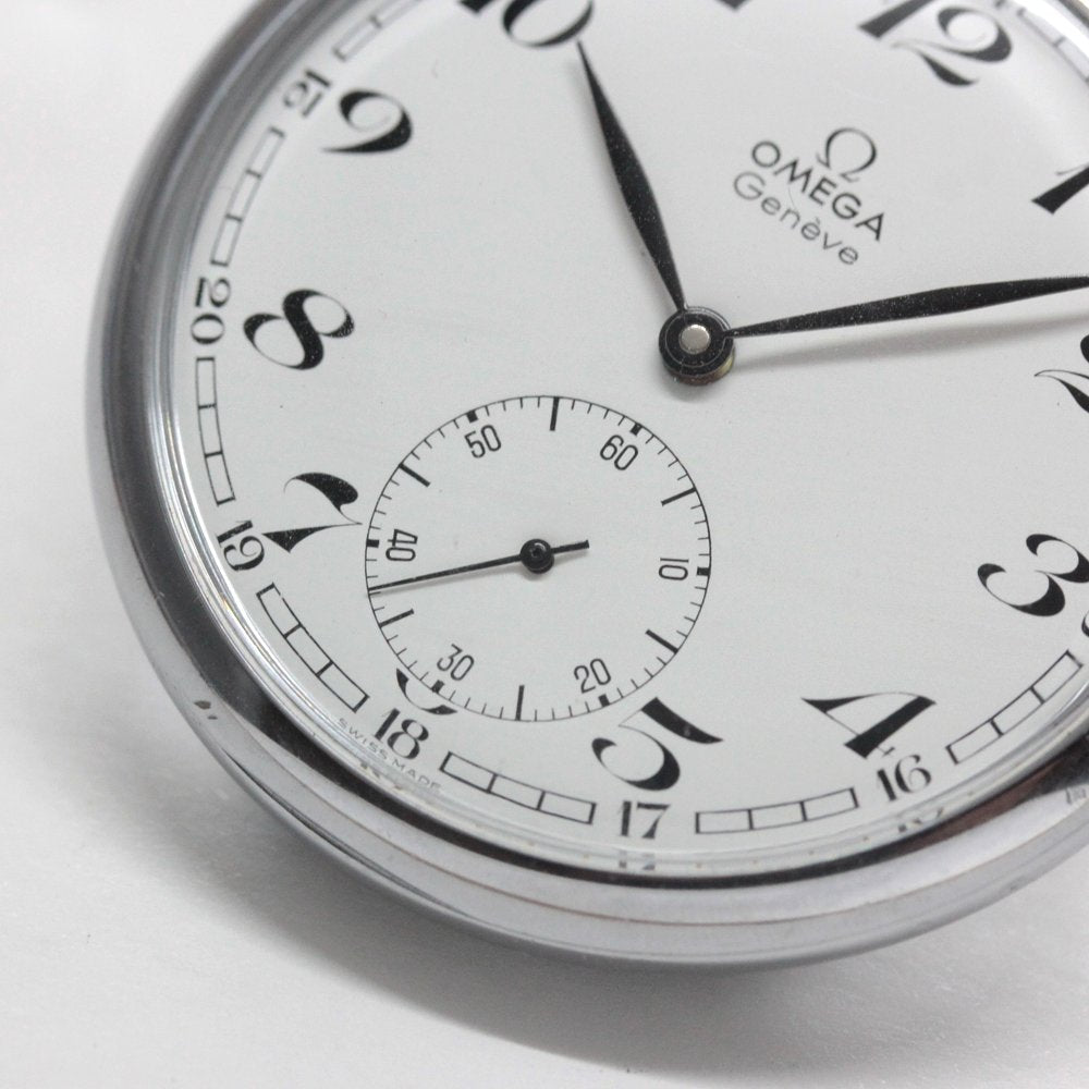 1973年製の絶版モデルのオメガ / OMEGA / ヴィンテージウォッチ / オープンフェイス懐中時計 / omega-125