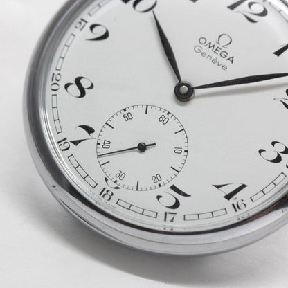 1973年製の絶版モデルのオメガ / OMEGA / ヴィンテージウォッチ / オープンフェイス懐中時計 / omega-125