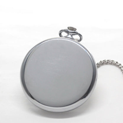 絶版モデルのオメガ / OMEGA / 1974年製 / ヴィンテージウォッチ / オープンフェイス懐中時計 / アラビア数字 / 純正チェーン付 / omega-127 刻印が可能です