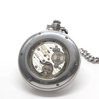 ゼンマイ巻き残量がひと目でわかるパワーリザーブインジケーター 絶版モデルのオリエントスターロイヤル（ORIENT STAR ROYAL）パワーリザーブインジケーター付懐中時計　orientstar-101