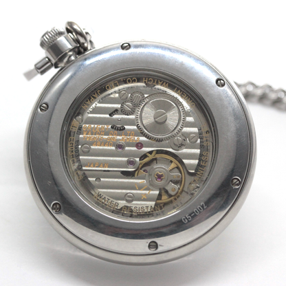 ゼンマイ巻き残量がひと目でわかるパワーリザーブインジケーター 絶版モデルのオリエントスターロイヤル（ORIENT STAR ROYAL）パワーリザーブインジケーター付懐中時計　orientstar-101