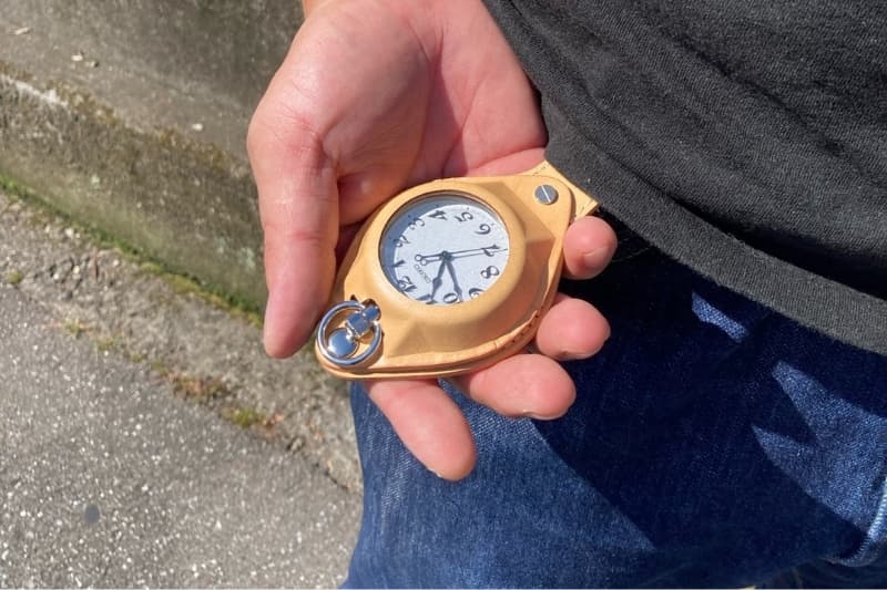 【訳あり】懐中時計用 つり提げベルト ナチュラル 単品