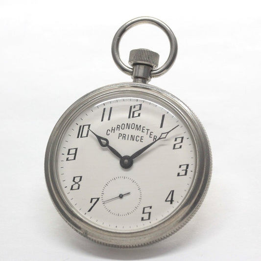 絶版モデルのプリンス / PRINCE / クロノメーター / 松村時計店 手巻き式 / ヴィンテージ懐中時計 / princereprint-101