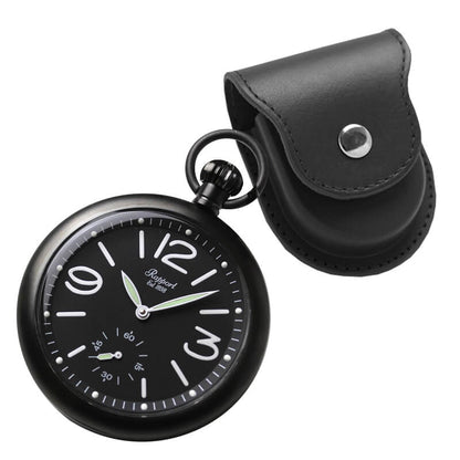 Rapport PW35 Hand-Wound Pocket Watch with Black Coated Case