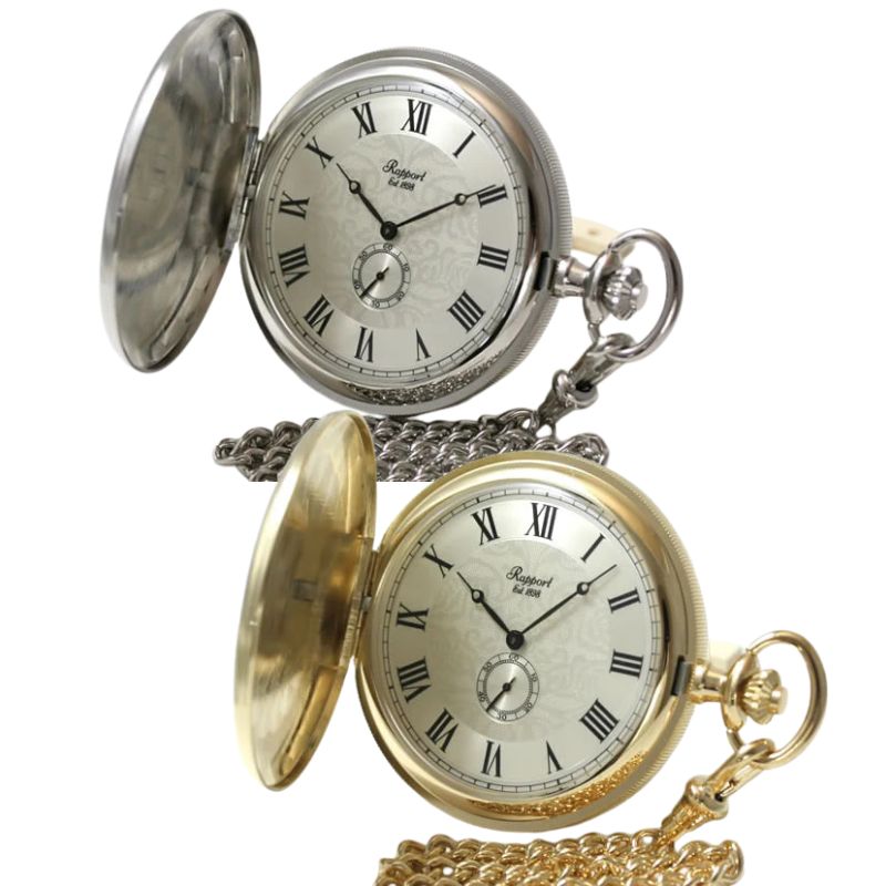 ラポート/Rapport/ハンターケース/クォーツ/懐中時計PW85・PW84/ペア懐中時計