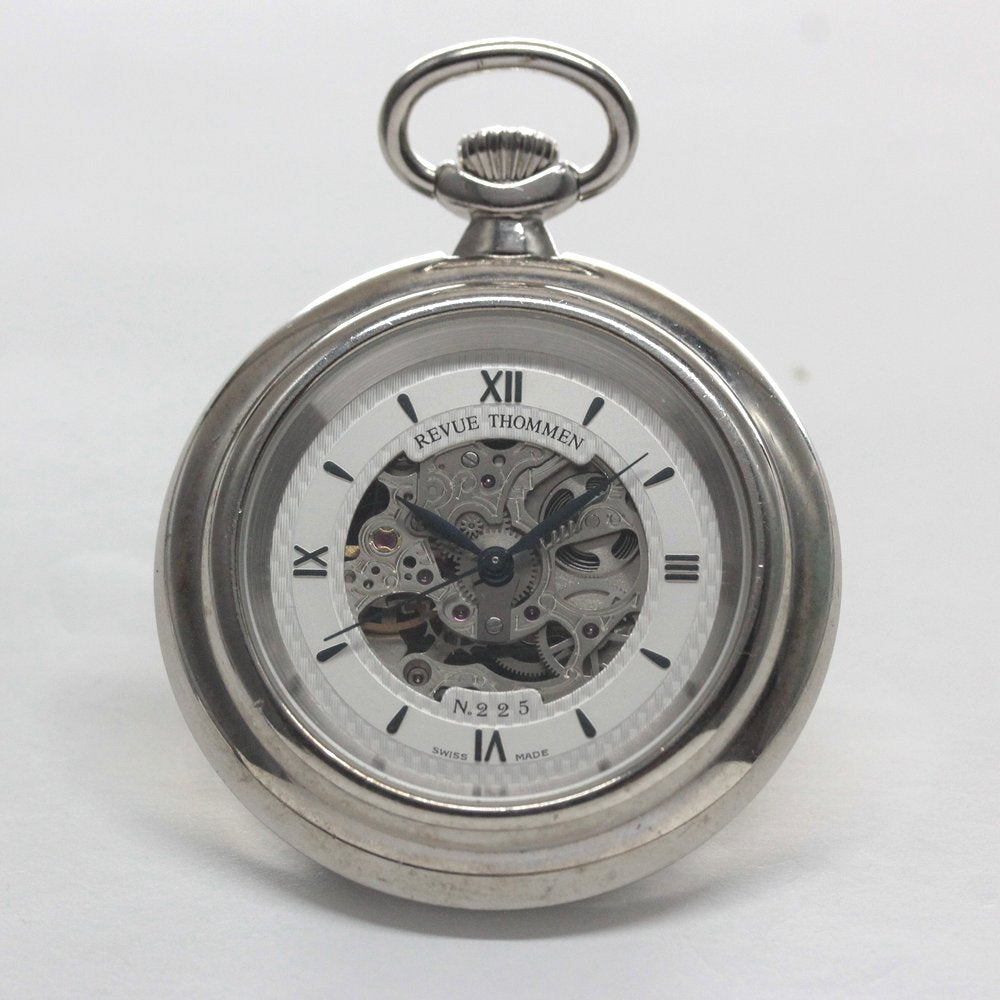 REVUE THOMMEN  3160 スケルトン文字盤 手巻き 機械式 腕時計 稼働品 ラウンドフェイス Revue Thommen Full Skeleton MSR Cal.T44 GF GP Round Manual 32mm