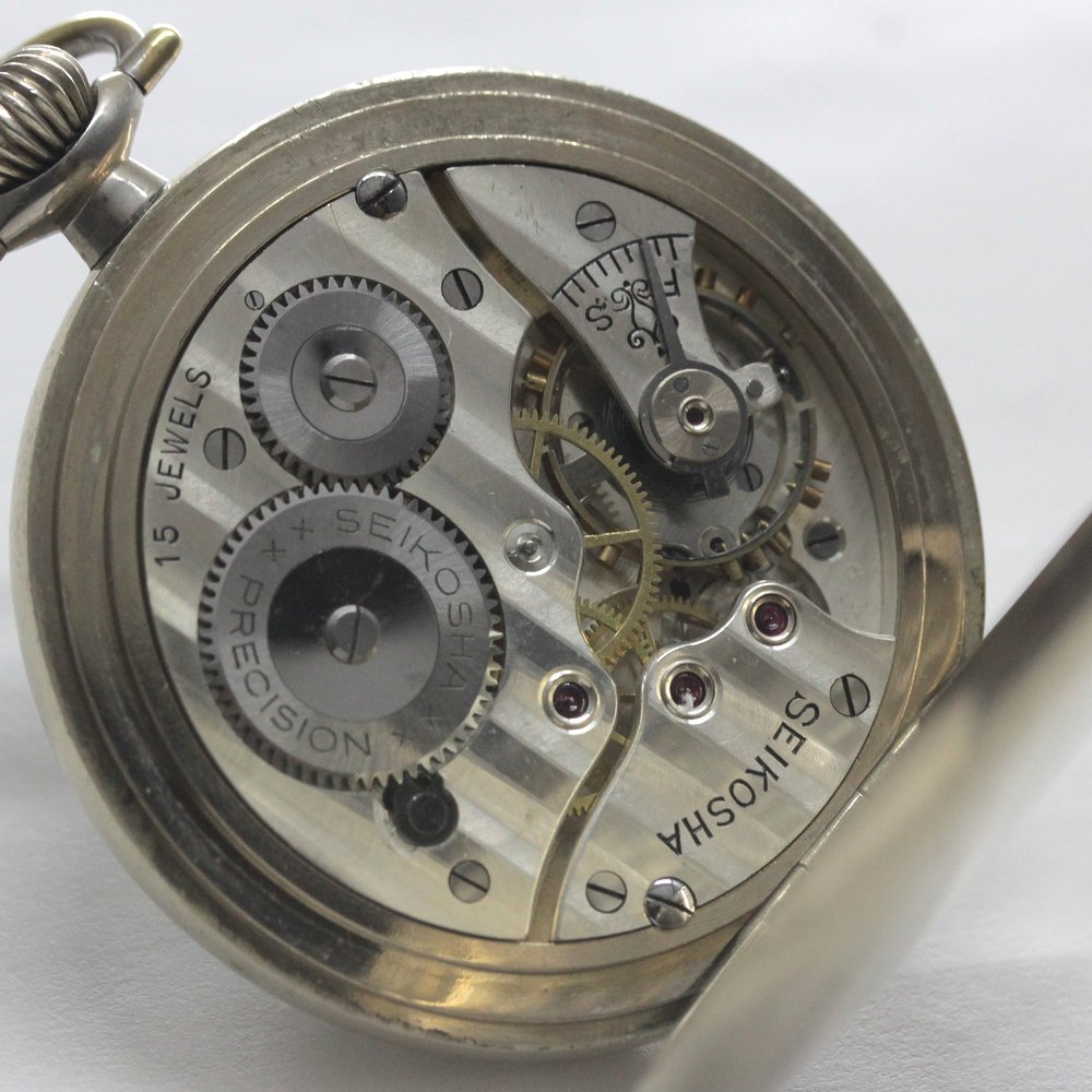 戦前のセイコープレシジョン/15石/1940年代前半頃/seikosha-101