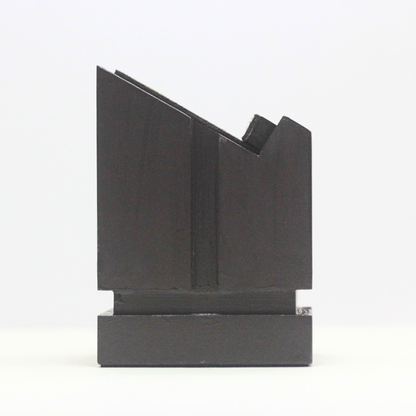 正美堂オリジナル 懐中時計用木製スクエアスタンド syoh-squarewood サイド
