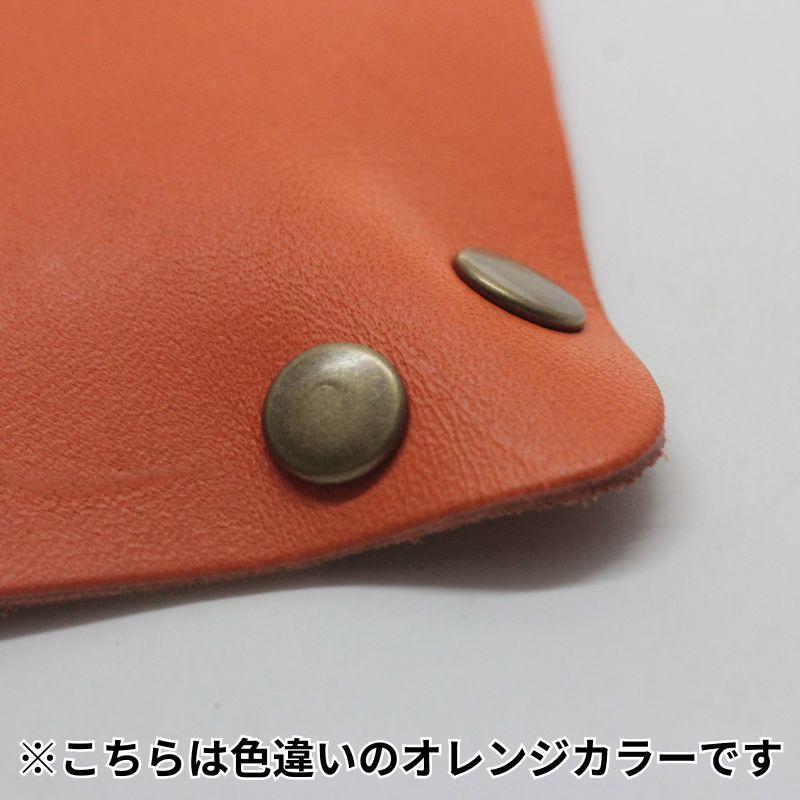 正美堂オリジナル 牛革(本革)トレイ/10.5センチ×17センチ/　キャメル