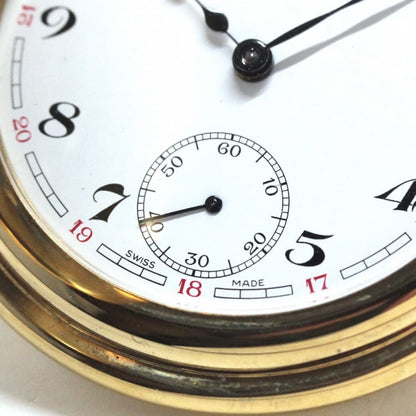 絶版モデルのティソ（TISSOT）　ハーフハンター懐中時計　tissot-1010