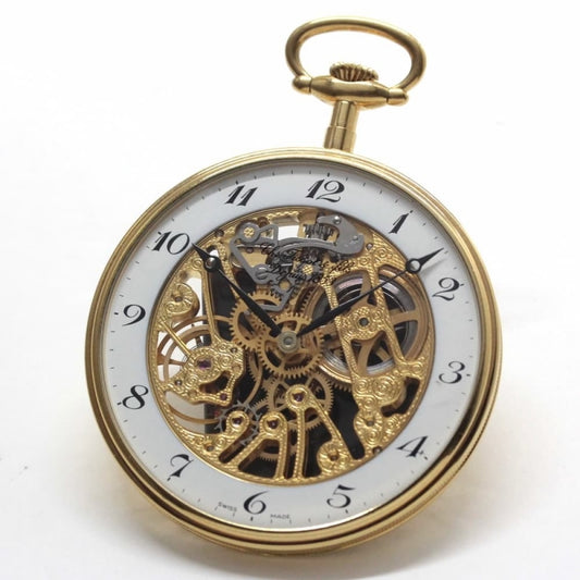 絶版モデルのティソ（TISSOT）　フルスケルトン懐中時計　tissot-1011