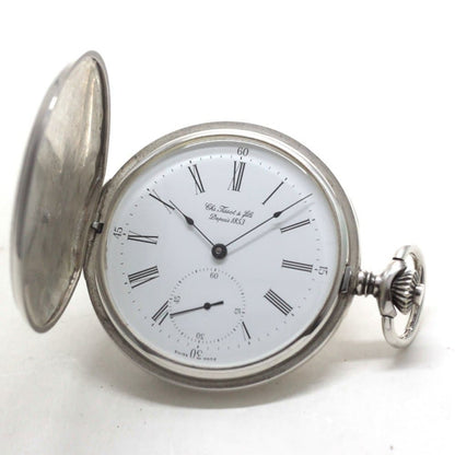 絶版モデルのティソ（TISSOT）/銀無垢懐中時計/tissot-1020