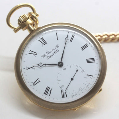 絶版モデルのティソ（TISSOT）　鍵巻き式懐中時計　tissot-1034