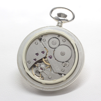 絶版モデルのティソ（TISSOT）/ 銀無垢懐中時計 / tissot-1037