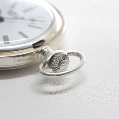 絶版モデルのティソ（TISSOT）/ 銀無垢懐中時計 / tissot-1037