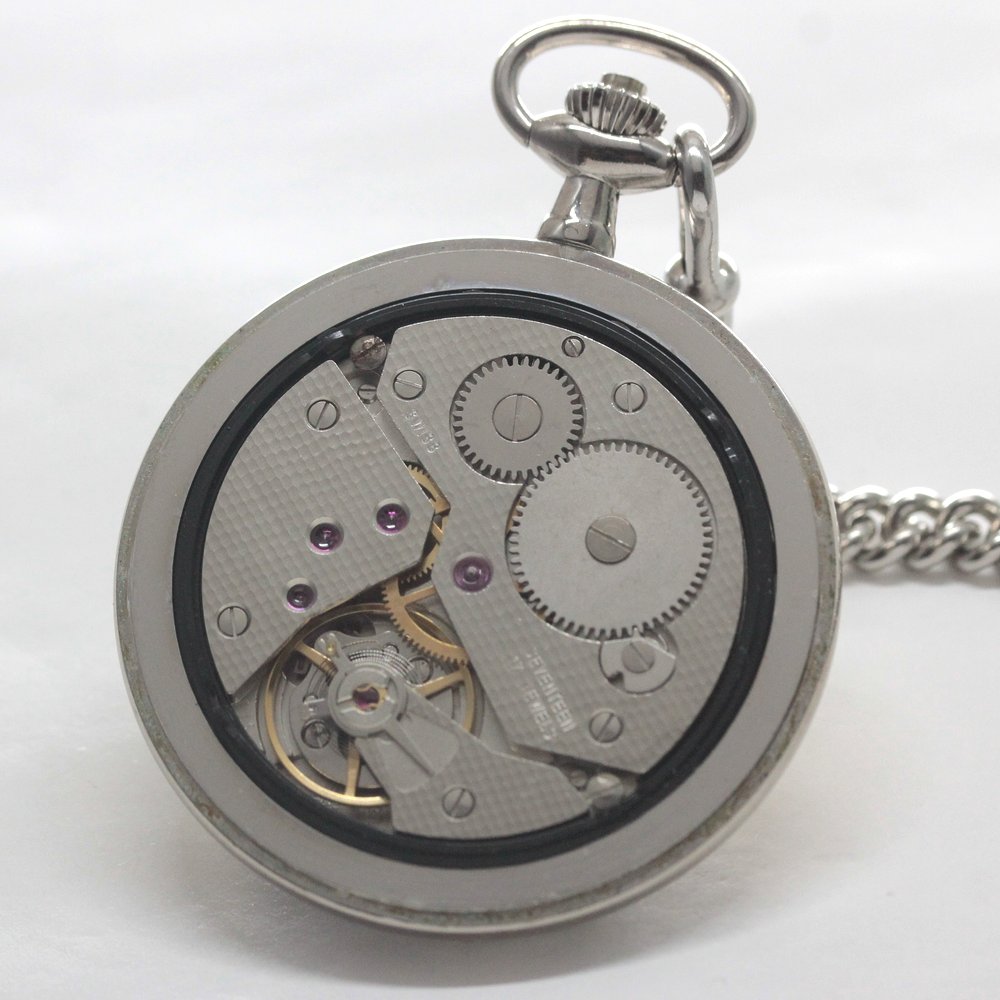 1853年創業のスイスブランド、ティソ（TISSOT）ハンターケース懐中時計