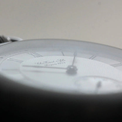 絶版モデルのティソ（TISSOT）/ ヴィンテージウォッチ / シルバーカラーオープンフェイス /ローマン数字/ 手巻き式 / 懐中時計 / tissot-1040