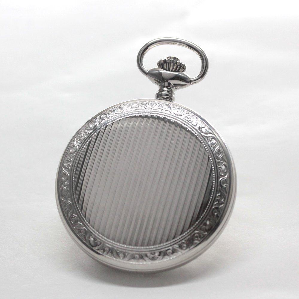 絶版モデルのティソ（TISSOT）/ ヴィンテージウォッチ / シルバーカラー ハンターケース /アラビア数字/ 手巻き式 / 懐中時計 / tissot-1041