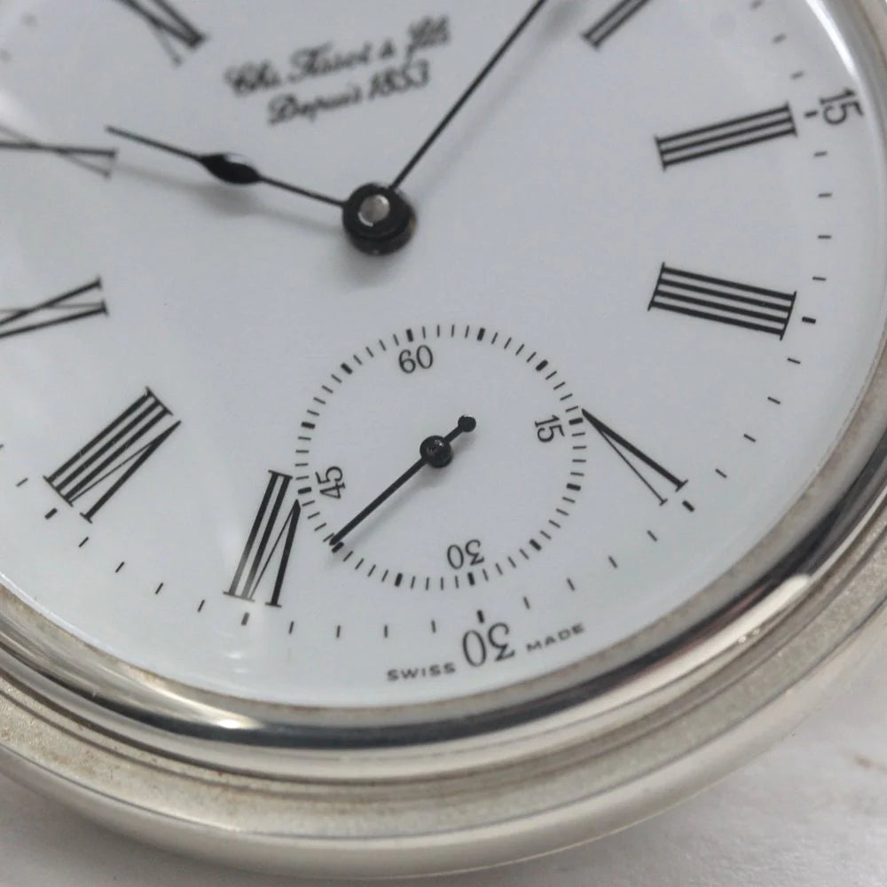 1853年創業のスイスブランド、ティソの銀無垢懐中時計/ 絶版モデルのティソ（TISSOT）/銀無垢懐中時計/tissot-1042