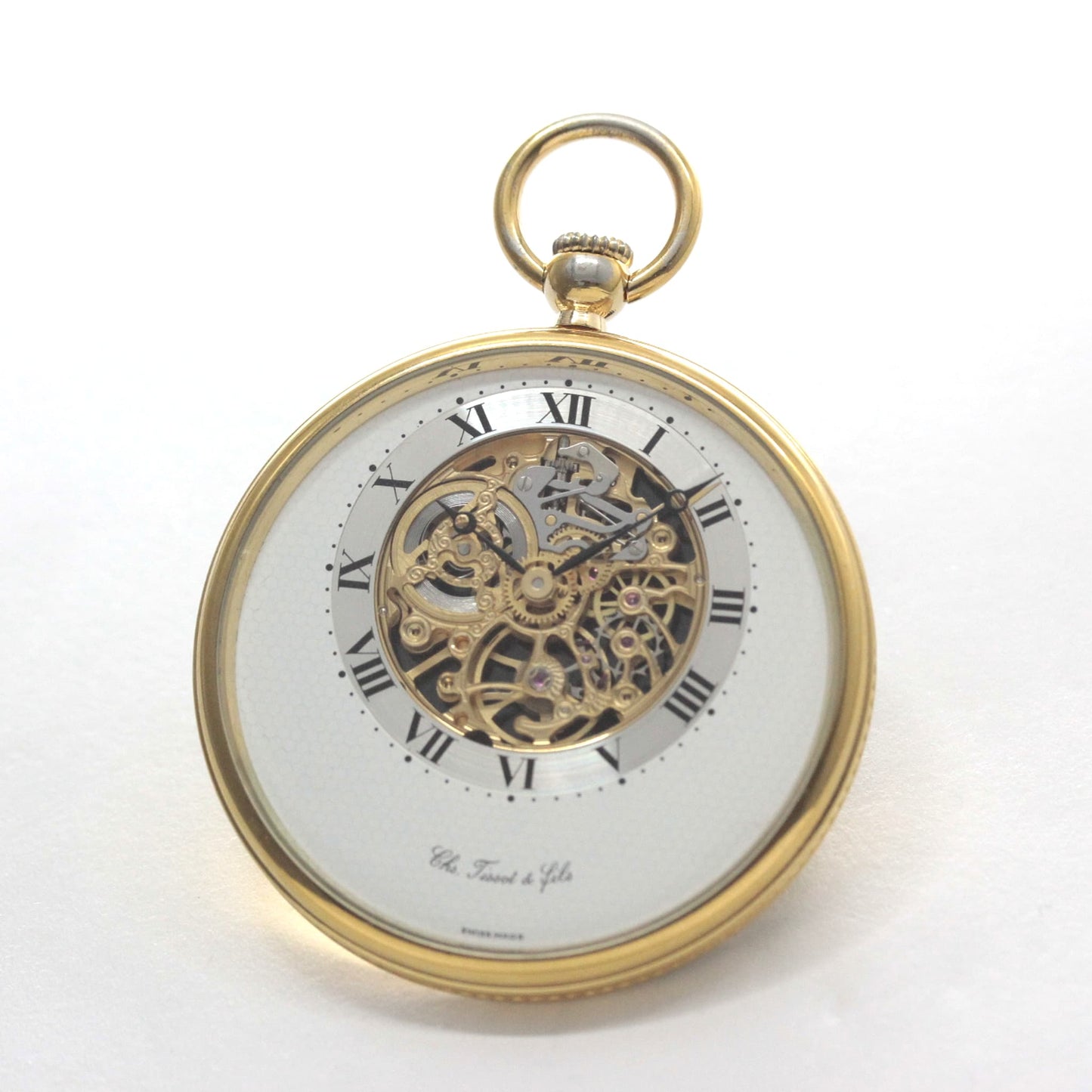 絶版モデルのティソ / TISSOT /ゴールドカラー/ スケルトン/薄型 / ヴィンテージ / tissot-1047