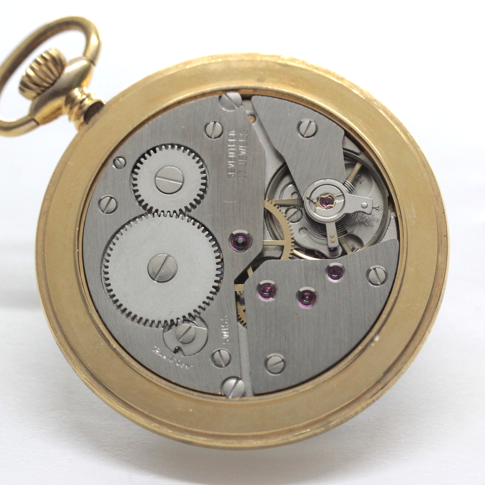 絶版モデルのティソ / TISSOT / ヴィンテージウォッチ / オープンフェイス / ローマン数字 / 手巻き式 / 懐中時計 / tissot-1051　ムーブメント