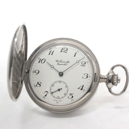 絶版モデルのティソ / TISSOT /シルバーカラー/アラビア数字/ハンター 懐中時計 /ヴィンテージ / tissot-1058