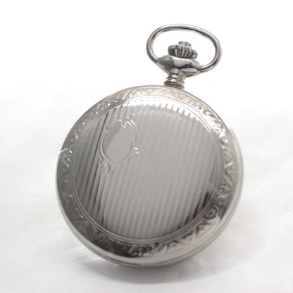 絶版モデルのティソ / TISSOT /シルバーカラー/アラビア数字/ハンター 懐中時計 /ヴィンテージ / tissot-1058　蓋