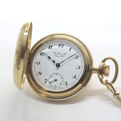 正面  開閉時 ヴィンテージ懐中時計 tissot-1065