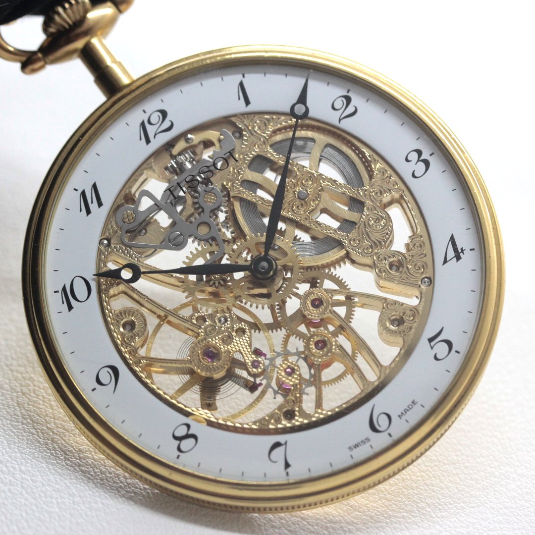 絶版モデルのティソ / TISSOT /ゴールドカラー/アラビア数字