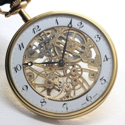 ティソ スケルトン 懐中時計 tissot-1067　文字盤