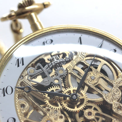 ティソ スケルトン 懐中時計 tissot-1067　文字盤TISSOTロゴ