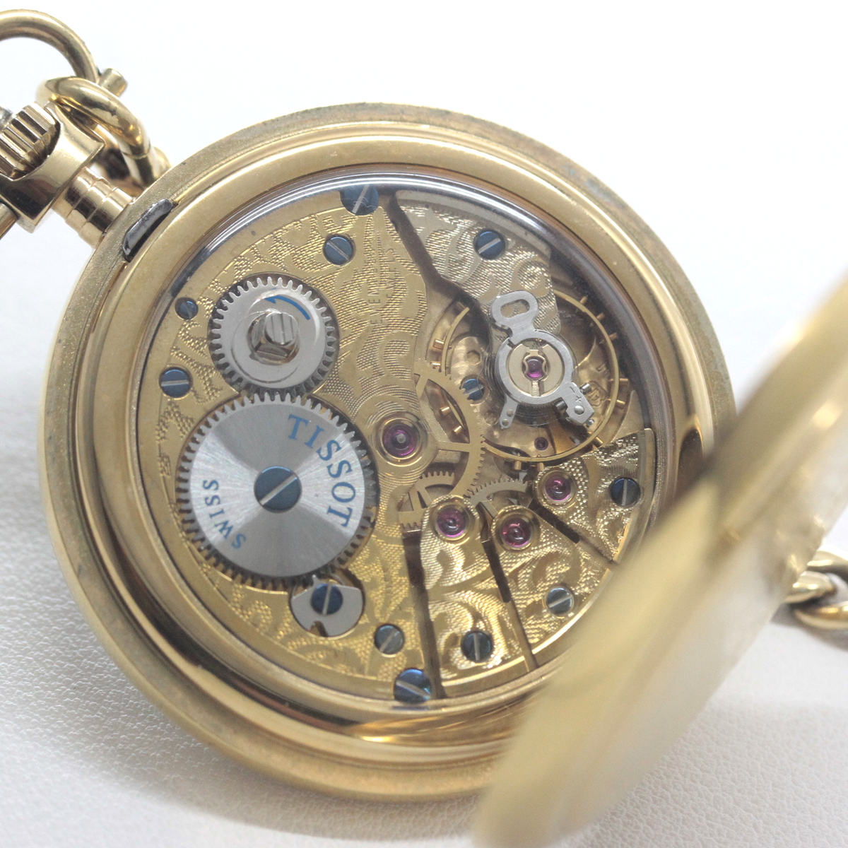 ティソ（TISSOT） 鍵巻き式 懐中時計 手巻き式 ヴィンテージ 絶版モデル tissot-1069 機械内部 ムーブメント