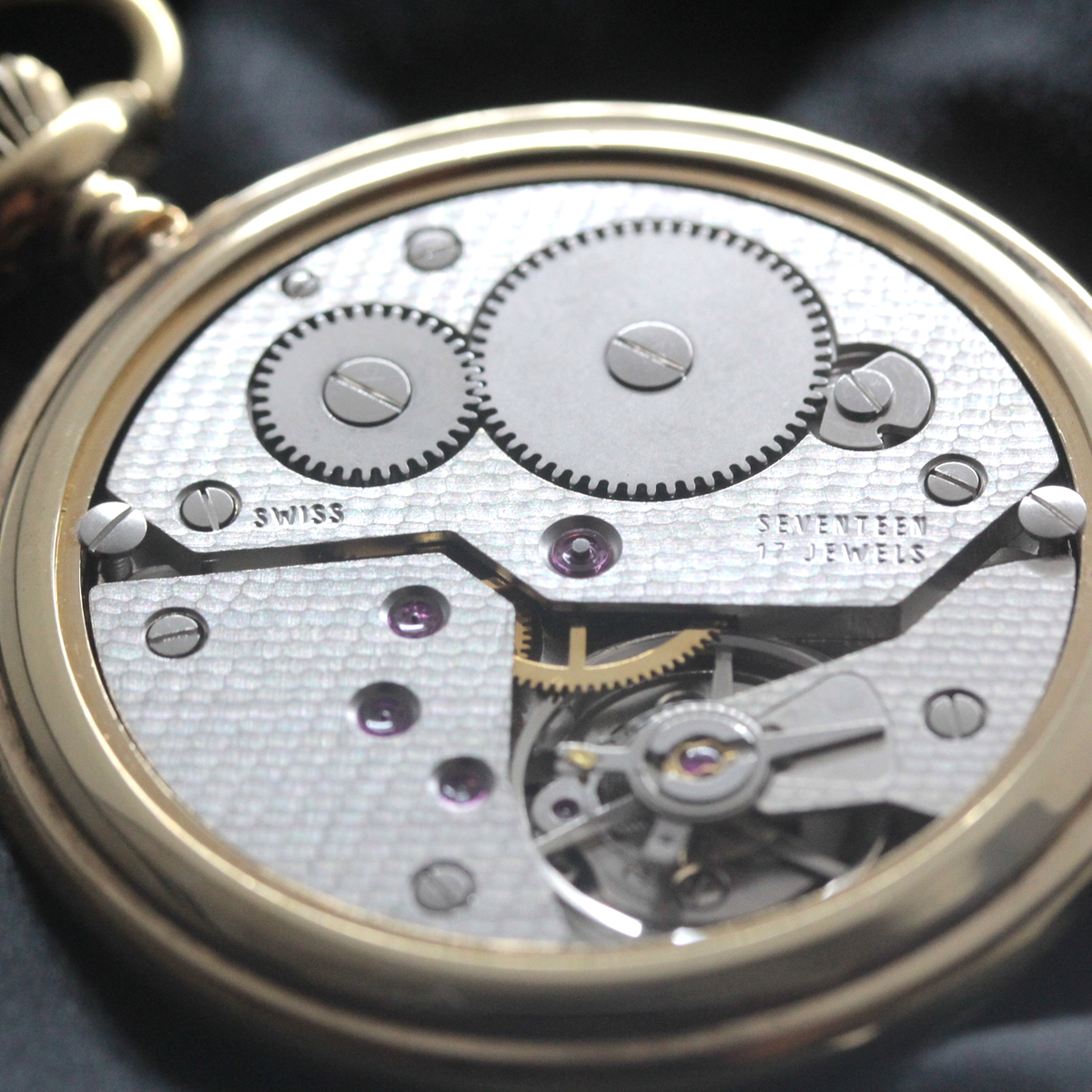 ティソ(TISSOT) 懐中時計 ゴールドカラー ヴィンテージ ハーフハンター ナポレオン tissot-1074 ムーブメント ユニタス