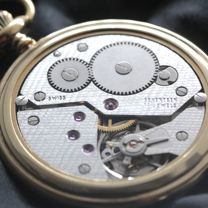 ティソ(TISSOT) 懐中時計 ゴールドカラー ヴィンテージ ハーフハンター ナポレオン tissot-1074 ムーブメント ユニタス