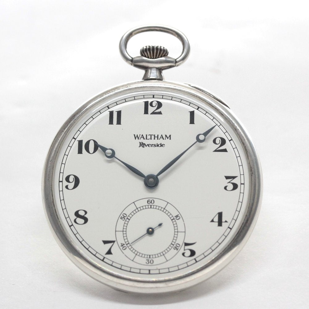 アンティークウォルサム（WALTHAM）リバーサイド復刻版/シルバー925